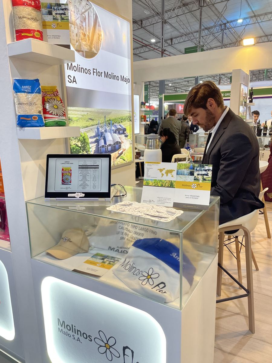 Molinos Flor en feria internacional